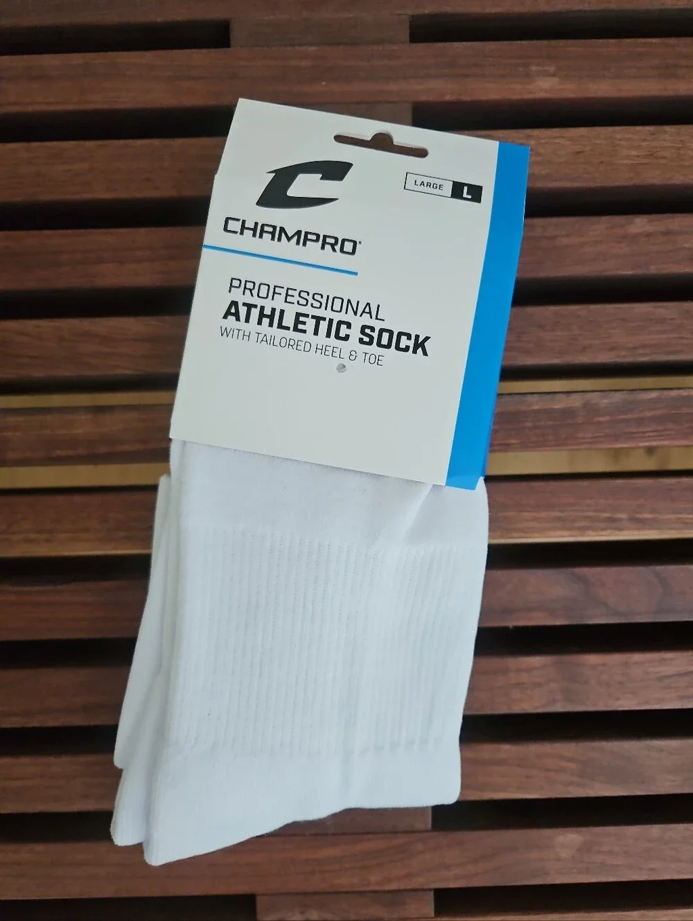 CHAMPRO mens Compression Style Athletic Soccer Baseball, Softball, Large, White